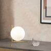 New Design Bedroom Lighting Glass Lamp Iron Table Lamp For Home
