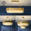 Modern Led Crystal Pendant Light For Hotel Decor Led Chandelier Lamp