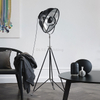 7095F Modern Floor Light Outside Black Inside Silver Led Floor Lamp For Home Bedside Living Room
