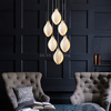 Nordic Simple Pendant Lamp Small Chandelier Ceramic Led Pendant Lighting 