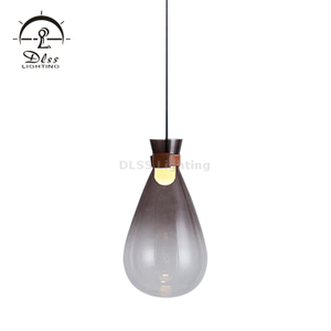 10666 Blown Glass Kitchen lsland Lighting Modern Hanging Drop Ceiling Design White LED Pendant Lamp