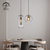 F018 Modern Glass Fixture For Home Indoor Living Led Chandeliers Pendant Lights