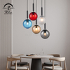 068P Modern Ball Glass Chandeliers Lamp Shade For Home Decor Led Pendant Light