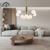 10564P Modern Chandeliers Lamp Night Club Indoor Fixtures Brass Living Room Home Decor Led Chandelier Pendant Light