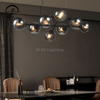 9212P Modern Chandelier Lamp Glass Iron E27 Fixture Shade Lights For Home Decor Indoor Hotel Chandeliers Pendant Light