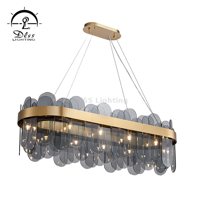 8583P Modern Led Lamp Chandelier Decorative Luxury Indoor Living Glass Chandeliers & Pendant Lights