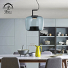 New Pendant Lighting Home Decoration Amber Glass Lamp Shade Modern LED Pendant Lamp