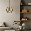 8136P Modern Pendant Lamp Glass Iron Fixture E27 Decoration Pendant Lights For Home Living Room Hotel