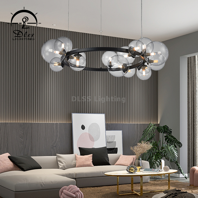 8829P Modern Ceiling Pendent Lamp Indoor Decor For Home LED Chandeliers Light