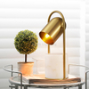 Modern Simple Elegant Glod Iron Base Beside Table Lamp For Hotel Project Metal Shade Table Lighting