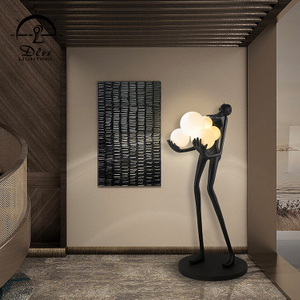 8902F Resin Sculpture Floor Light Hotel Living Room Led Floor Lamp