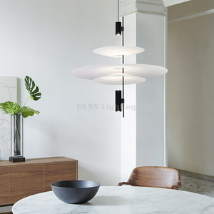 Modern metal acrylic indoor decorative chandelier living room Decor Chandeliers Lights Pendant Lamp