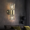 2561W Luxury Gold Design Hotel Rooms Indoor Metal Led Wall Lamp