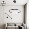 8895P Round Square Design Pendant Lamp For Hotel Decorative Modern LED Pendant Light