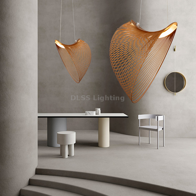 New Modern Simple Style Design Wooden Pendant Lamp For Indoor Bedroom Dining Room Decorative Lighting