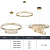 Hotel Lobby High Hanging Designer Led Pendant Lamp Ceiling Chandelier