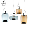 New Pendant Lighting Home Decoration Amber Glass Lamp Shade Modern LED Pendant Lamp