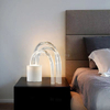 China Modern Table Light Indoor Bedroom Lamp Marble Fabric For Bedside Led Table Lighting