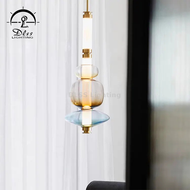 10582P Glass Lamp Shade Home Decor Modern LED Chandelier Pendant Light