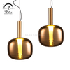 10349P Modern design nordic decorative hanging Iron glass lamp shade pendant led lights