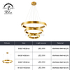 9989P Modern Led Lamp Decorative Luxury Indoor Living Acrylic Chandeliers & Pendant Lights