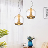 Modern Style Glass Iron Led Pendant Lighting For Home Decoration Indoor Hotel Lamp