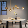 Wholesale Home Nordic Long E27 Glass Dinning Led Chandelier Lighting