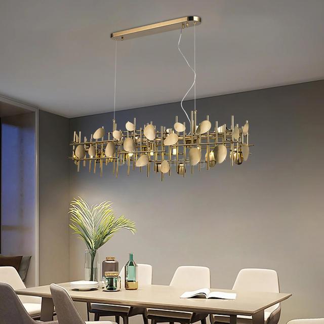 Modern Simple Style Iron Pendant Lighting Chandeliers For Indoor Bedroom Living Home