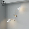 Modern Style Wall Lamp Iron Acrylic Indoor Black Led Wall Light