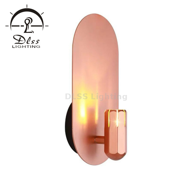 DLSS Lighting One-Light Indoor Wall Fixture Copper Finish Wall Lamp