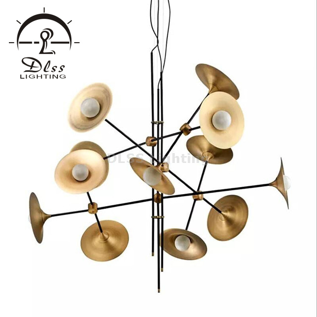 Guzhen Lighting Sputnik Chandelier, 12 Lights Modern Ceiling Light for Bedroom,Living Room,Dining Room