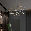 Modern Design Style Chandelier Lighting Hotel Indoor Decoration Led Pendant Lamp Home Decor Stainless Steel Body Chandeliers