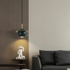 Modern Chandelier Pendant Lamp Iron Marble Lobby Hotel Hall Decorative Decorative Led Pendant Lighting