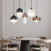 8788P Modern Industrial Lighting Fixtures Glass Shade Led Pendant Light