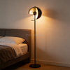 Hotel Floor Lamp European Round Modern LED Mountain Black Glass Floor Lamp
