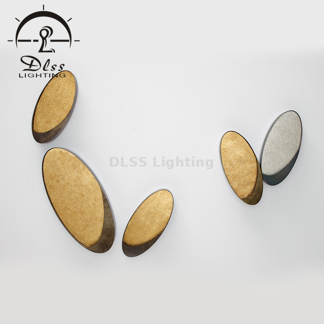 10305W Indoor Room Hallway Up And Down Light Gold Silver Acrylic Led Wall Lamp