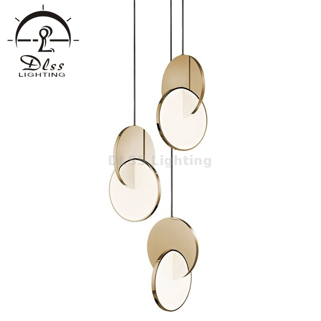 Decoration Modern Lamp Polished Gold Pendant Lamp 10305