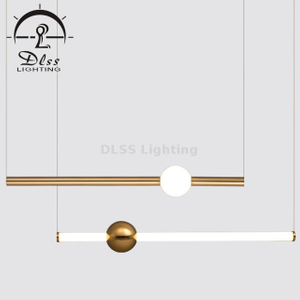 10053P For Home Decor Modern Golden Shape Metal Led Pendant Lamp