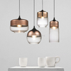8788P Modern Industrial Lighting Fixtures Glass Shade Led Pendant Light