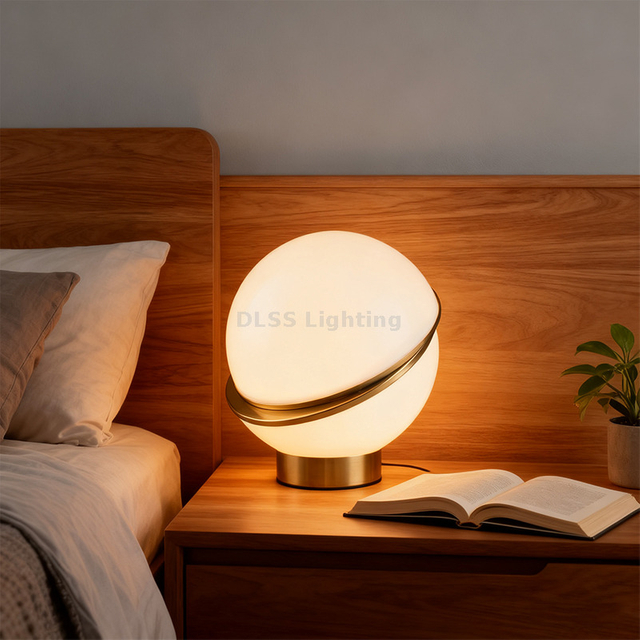 Acrylic Globe Table Light Decorative Lighting For Hotel Living Room Bedroom Table Lamp