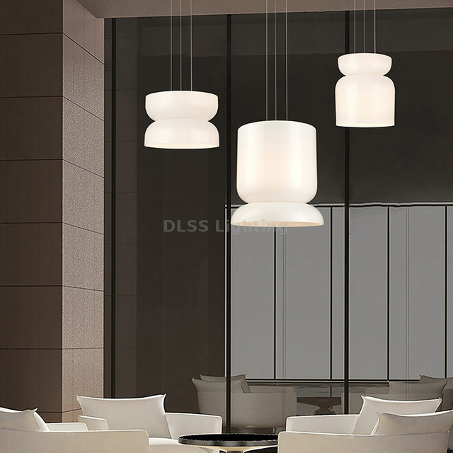 Simple Design Modern Style Home Decor Pendant Lamp Hotel Dining Room Glass Decor Led Pendant Lighting