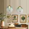 Modern Style Led Pendant Lamp for Home Living Room Decor Light Glass Lighting Glass Lamp Shade Chandelier