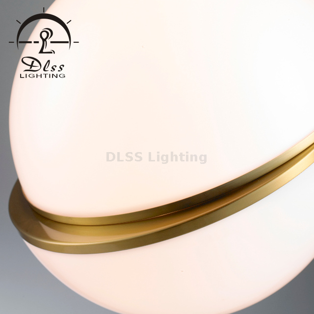DLSS 3 Light Acrylic Globe Pendant Lighting, Creative Irregular Hanging Light, Pendant Lamp for Dining Room, Living Room 
