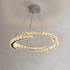 Modern Style Crystal Led Pendant Lamp Interior Kitchen Indoor Home Decor Lighting Hotel Chandelier
