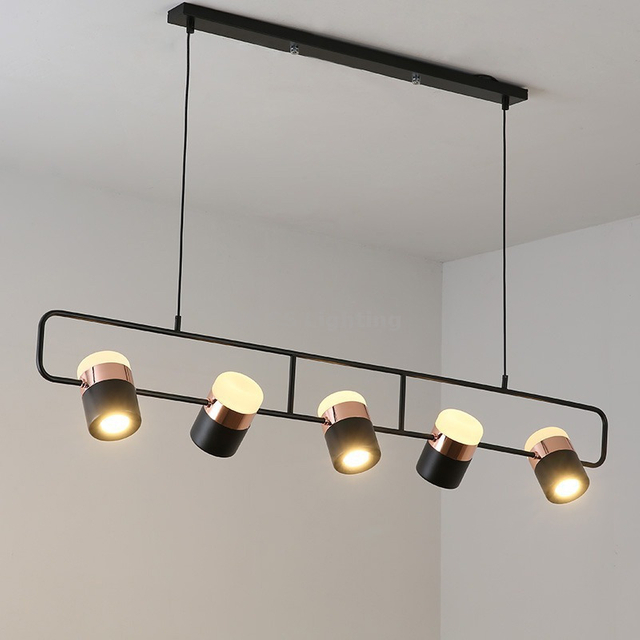 Essential Design Linear 3 Lights LED Spot Light Chandelier