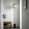 Well Priced Floor Light Home Decoration Modern Led Lantern With Metal And Glass Floor Lamp