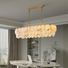 Circular Luxury Style Hotel Decoration Marble Pendant Lighting Modern Home Decor Chandelier Bedroom Kitchen Led Pendant Lamp