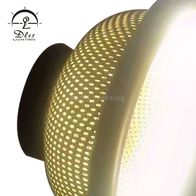 Led Modern Wall Sconce, Gold/Copper Metal Non dimmable Wall Lights