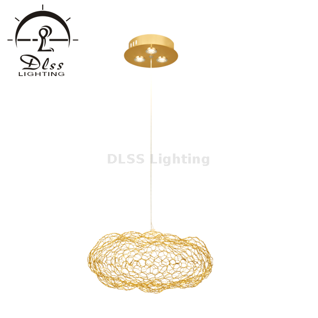 Hanging Cloud Light Modern Cloud Mesh Chandelier Bedroom Ceiling Light Fixtures