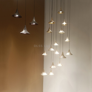 Modern Style Hotel LED Chandeliers Hall Pendant Lamp Designer Decorative Pendant Lighting